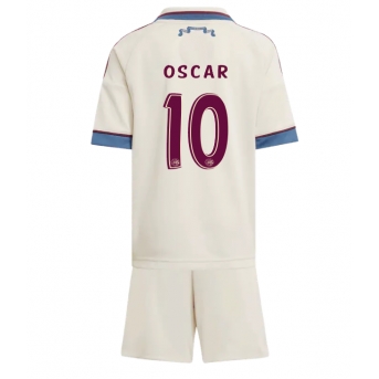 Billige Fotballdrakt Ajax Oscar Gloukh #10 Replika Tredjedraktsett Barn 2025-26 Kortermet (med bukser)